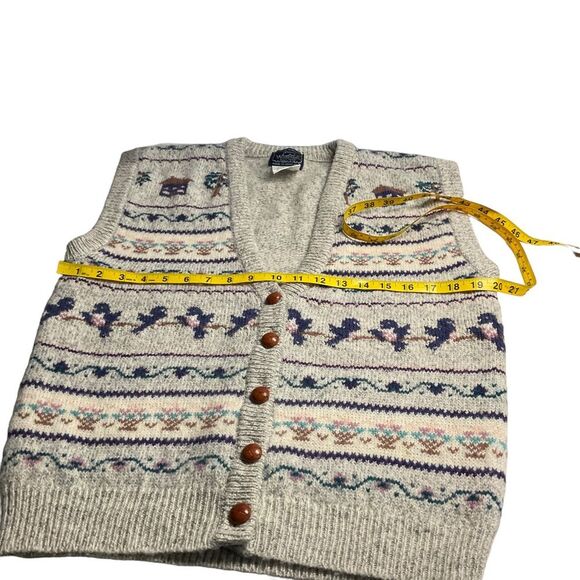 Vintage Woolrich Wool Blend Sweater Vest Size M - Picture 10 of 11